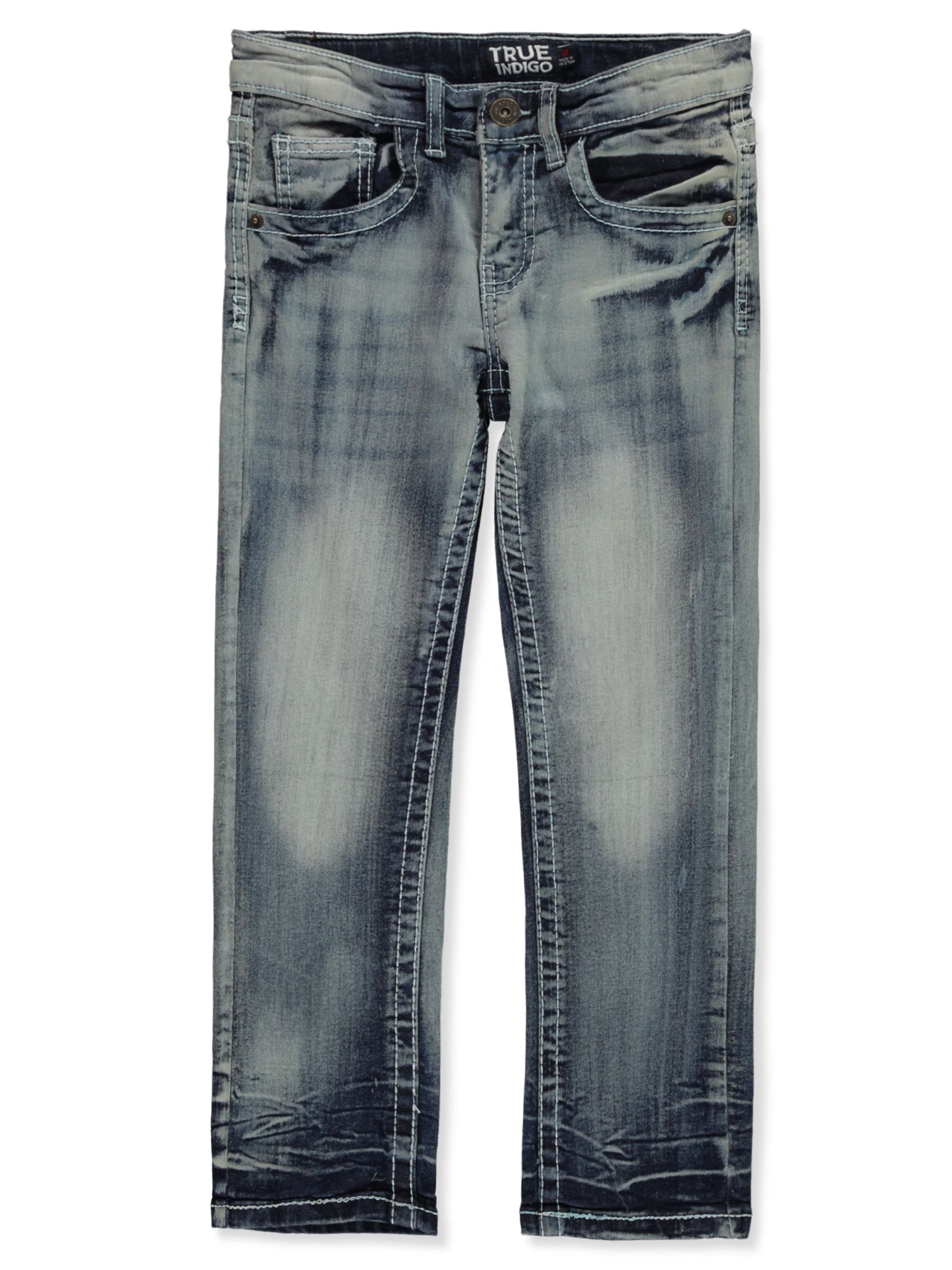 True Indigo Boys' Thick Stitch Jeans - Walmart Business Supplies