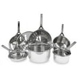 thumbnail image 1 of True Induction Gourmet Non-Stick Cookware Set-Stainless Steel Cookware, 1 of 3