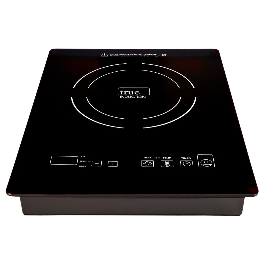 Double Electric Cooktop, 120V 2400W 24 Inch Built-in Electric Stove Ceramic  Cooktop with LED Touch Screen, 9 Levels Settings, Kids Lock, Overheat