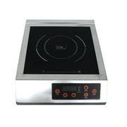 True Induction TI-1SS Portable UL197 Certified, 13-inch Commercial Single Induction Cooktop 3200W Glass-Ceramic Top