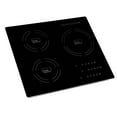 thumbnail image 1 of True Induction TI-3B Built-In 24" 3-Burner Induction Glass-Ceramic Cooktop, UL858 Certified, 3300W, 1 of 13