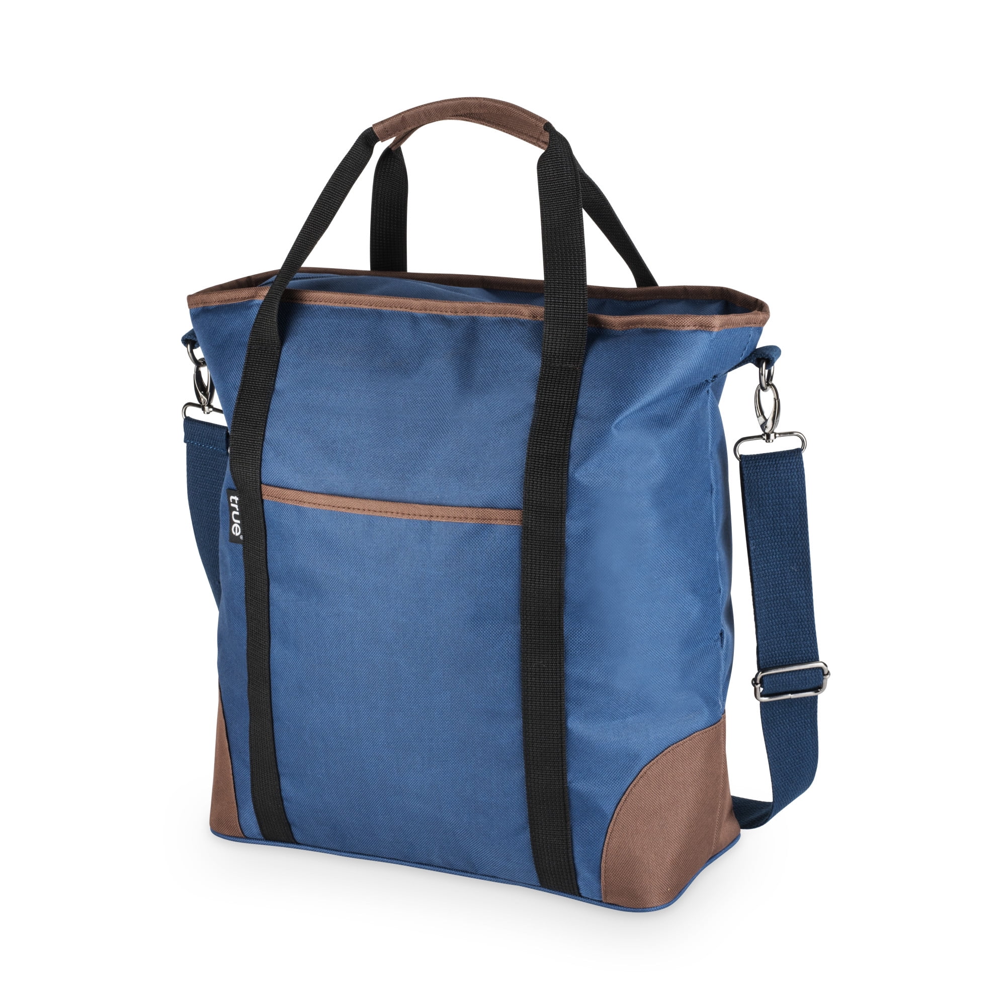 True Insulated Cooler Bag, Insulated Tote Bag, Polyester Wine Bag, Blue