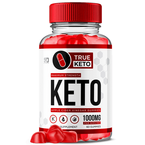 True Keto Gummies Maximum Strength Apple Cider Vinegar Supplement 60 Gummies