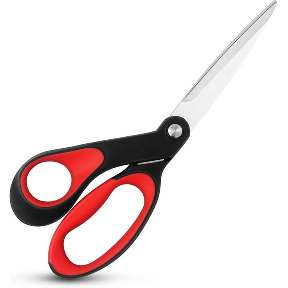 True Left Handed Sewing Scissors, Heavy Duty Multi-Purpose Tailor Scissors, Stainless Steel Blades and Comfort Handle, Suit for Fabric, 9 inch