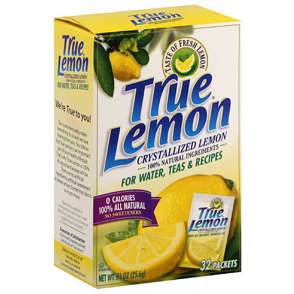 True Lemon Crystallized Lemon, 32 count, (Pack of 12)