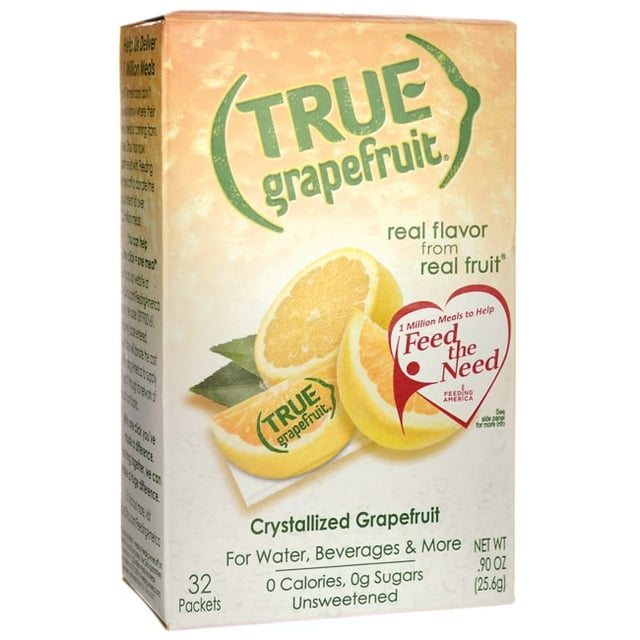 True Lemon Drink Mix, .90 oz, Grapefruit, 32 Packets (Pack of 1