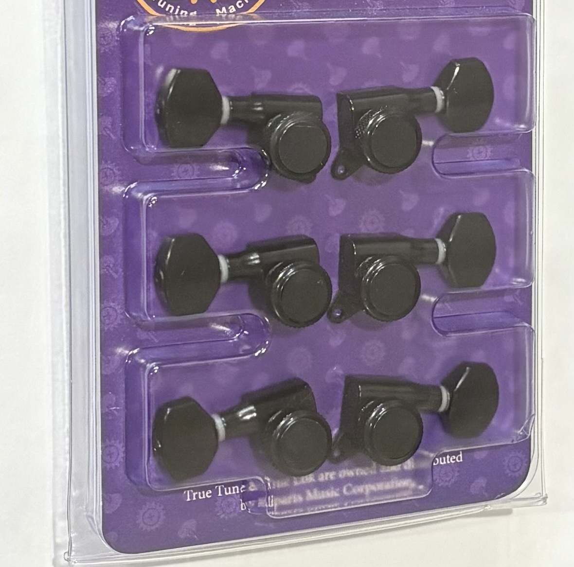 True-Lok Mini Modern Style Locking Tuners - 3x3, Black