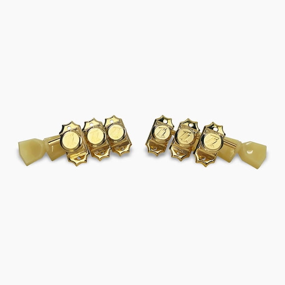 True Lok Vintage Style Locking Tuners, 3X3, Gold