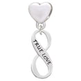 thumbnail image 1 of True Love Infinity Sign - Heart Charm Bead, 1 of 1