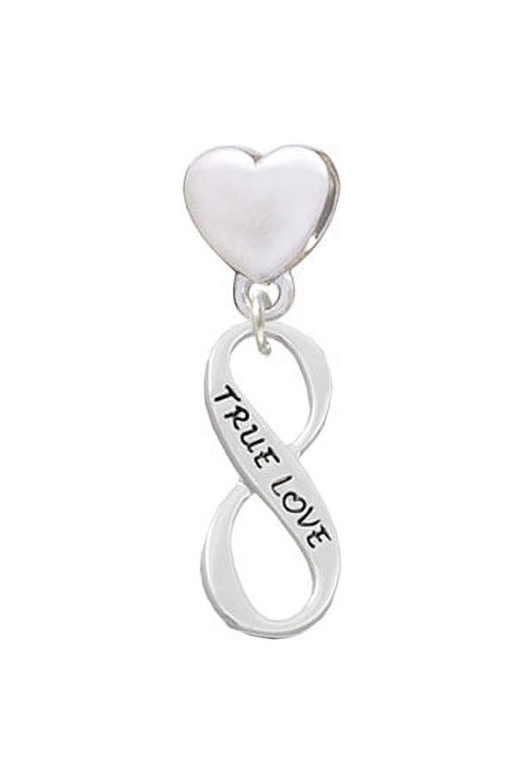 True Love Infinity Sign - Heart Charm Bead