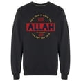 thumbnail image 1 of True Love With Allah Slogan Sweatshirt Men -Image by Shutterstock, Male Medium, 1 of 2