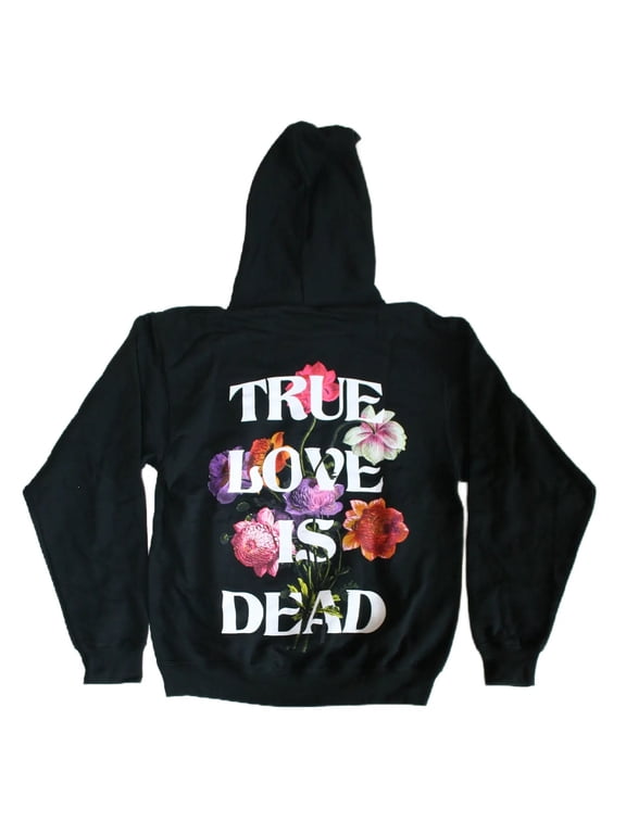 True Love is Dead Men's Black Hoodie (Small)