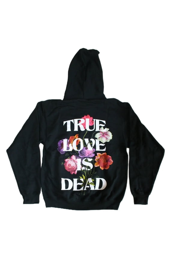 True Love is Dead Men's Black Hoodie (XL)