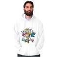 thumbnail image 1 of True Love is Dead Skeleton Hand Rose Unisex Plus Fleece Graphic Hoodie Brisco Brands 3X, 1 of 6