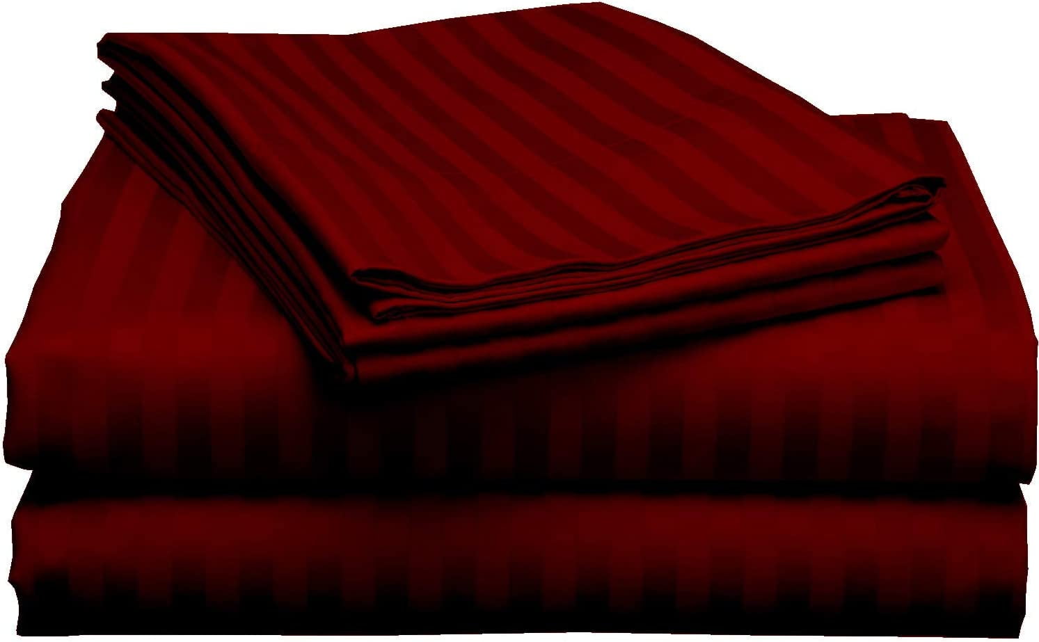 True Luxury 600 Thread Count Egyptian Cotton Sheet Set for QUEEN Size ( 60" x 80" ) Mattress
