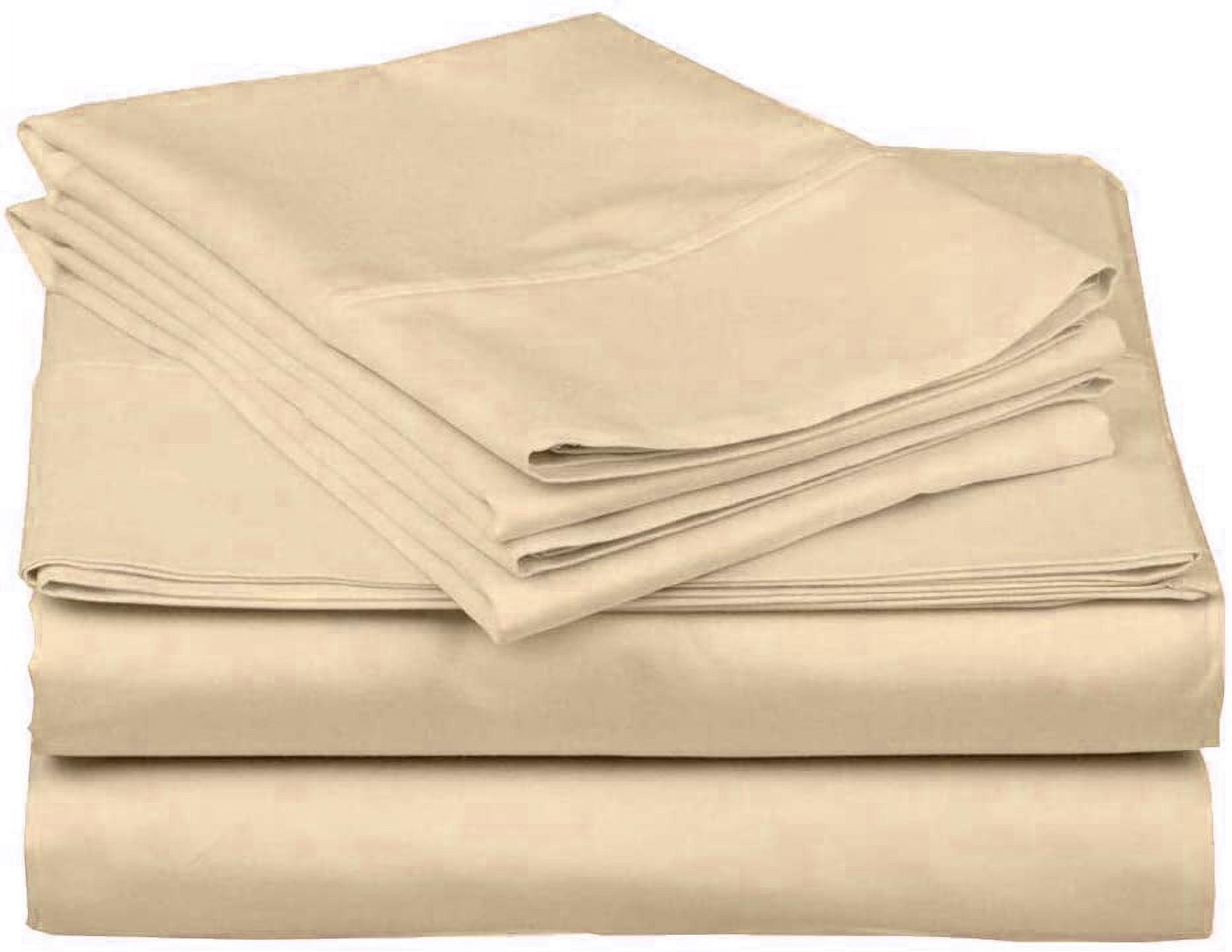True Luxury Bed Sheets Set 600 Thread Count Egyptian Cotton Sheet Set for QUEEN Size ( 60" x