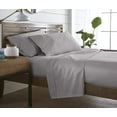 thumbnail image 1 of True Luxury Pure Heavy Rich Pima Cotton 4-Piece Bed Sheets Set King Size Fits mattresses Upto 10-12” deep Pocket – Sateen Weave (Solid, Silver Grey), 1 of 8