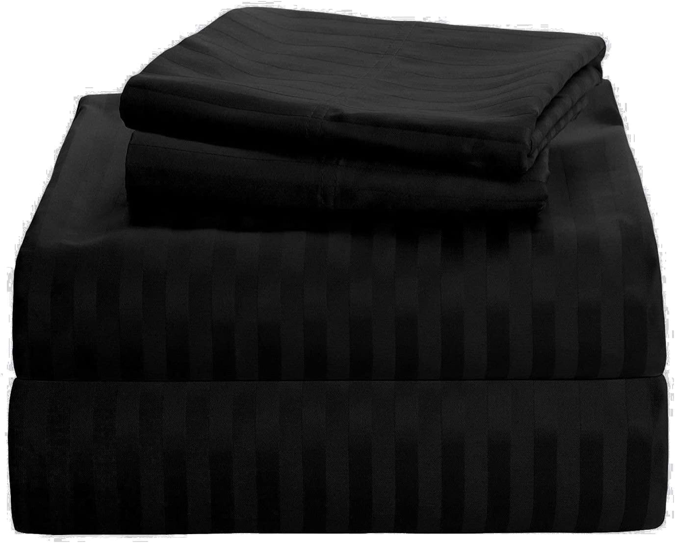 True Luxury Pure Heavy Rich Pima Cotton 4Piece Bed Sheets Set King