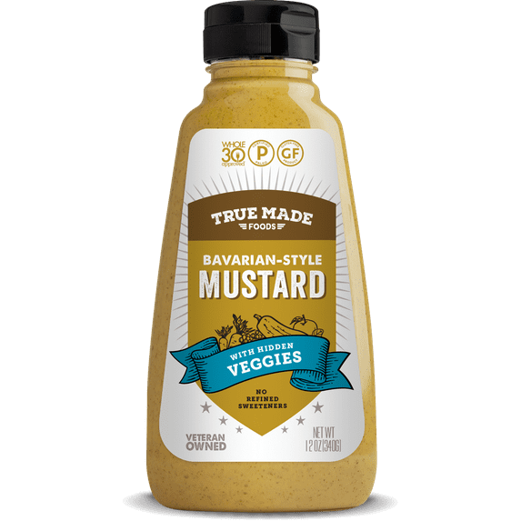 True Made Foods Bavarian Style Mustard, 12 oz