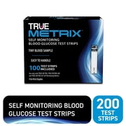 TRUE METRIX Self Monitoring Blood Glucose Test Strips, 200 Count 2, 100-Count Boxes