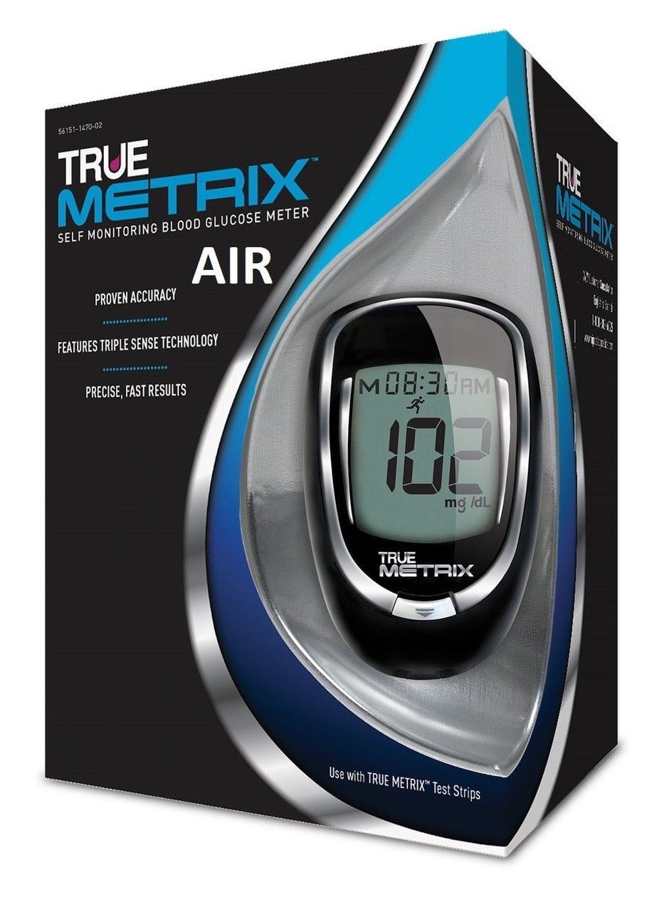 True Metrix AIR Blood Glucose Meter BLUETOOTH SMART - TEST STRIPS EXPIRED  2021 