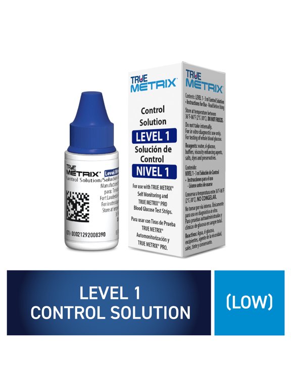 Control Solution Level 1, For Use with TRUE METRIX Test Strips