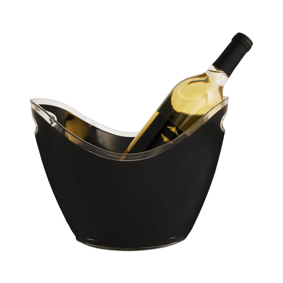 True Acrylic Ice Bucket for Wine and Champagne, Party Tub for Outdoor BBQ