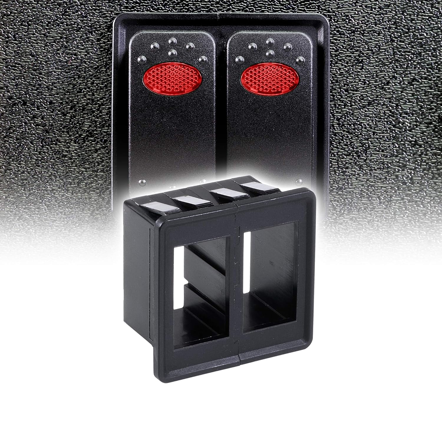 Slot Pin Rocker True Mods 2-Slot Rocker Switch Panel Housing Kit [Industry Standard Fit ...