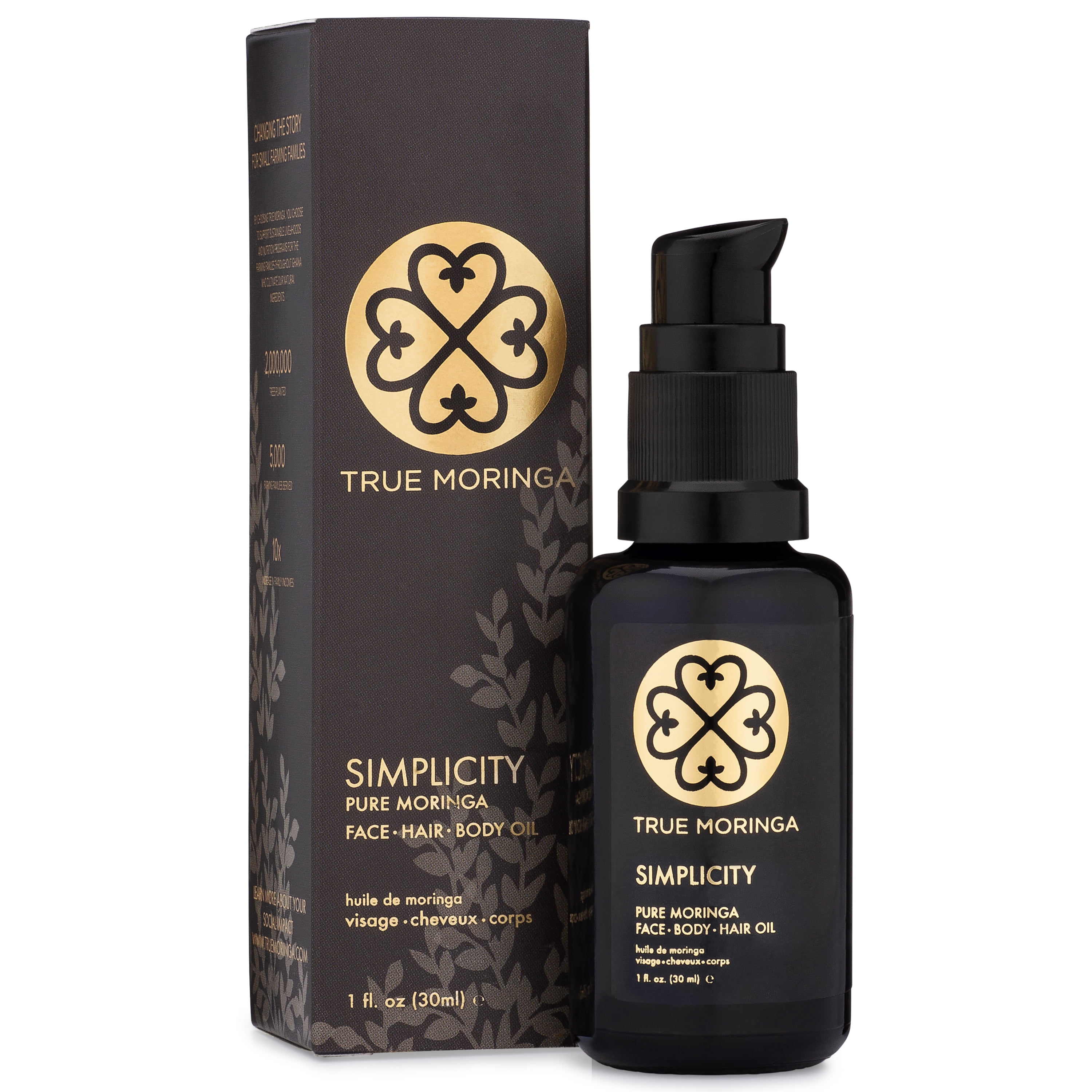 True Moringa Oil | Nourishing Daily Facial Moisturizer for Radiant, Healthy Skin