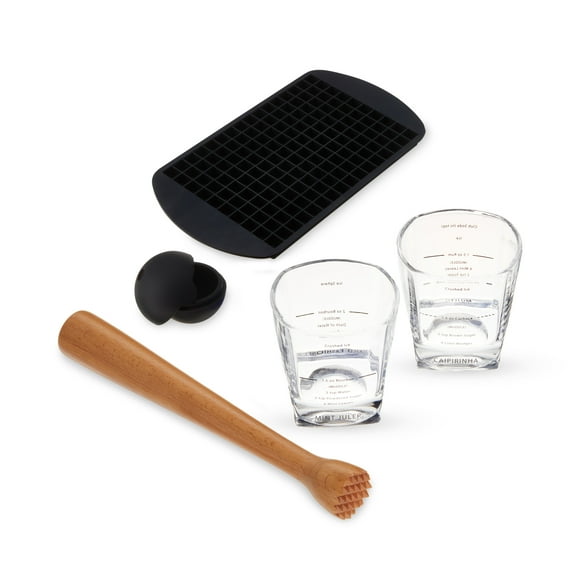 True Muddled Cocktail Set for Mojito, Bartender and Home Bar Gifts Set of 5
