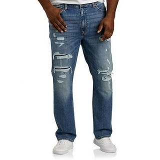 Wonder Nation Boys Rip & Repair Slim Fit Denim Jeans, Sizes 4-18 & Husky