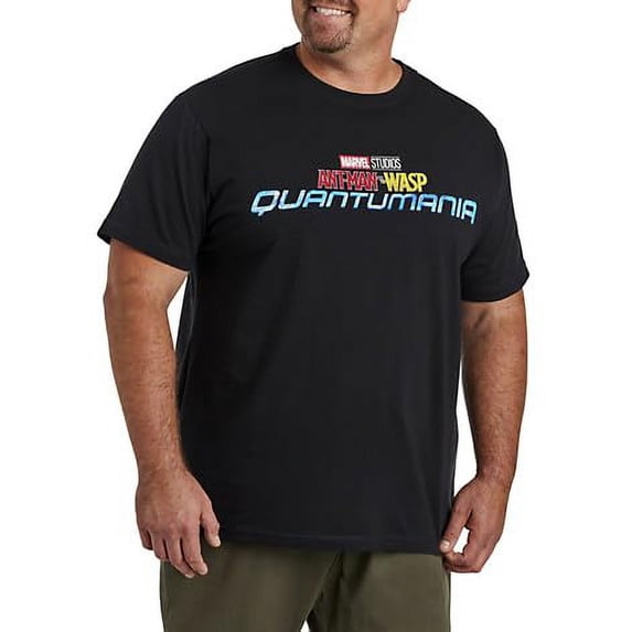 True Nation by DXL Ant Man and The Wasp Quantumania Graphic Tee Black 2XLT