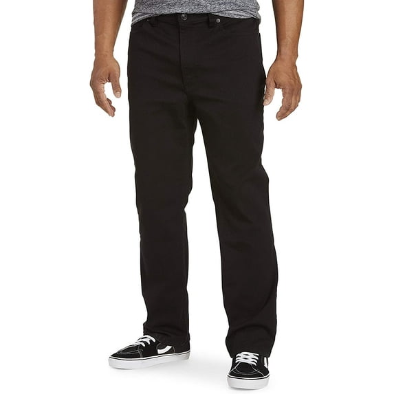 Black Athletic-Fit Stretch Jeans Black 42 x 32