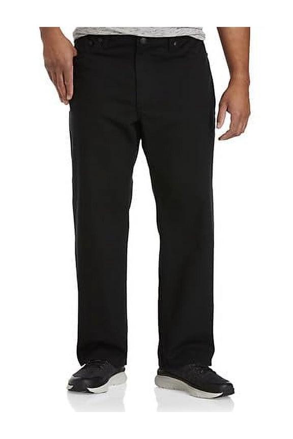 Black Relaxed-Fit Stretch Jeans Black Eco 48 x 30