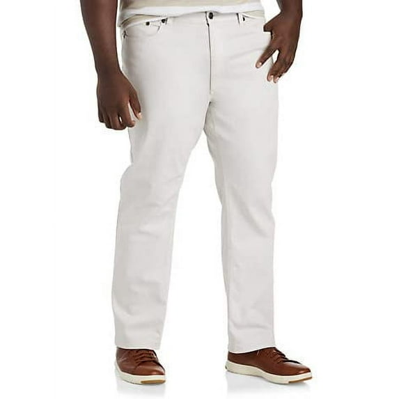 Garment Dyed Stretch Twill Pants Oyster Mushroom 44 x 32
