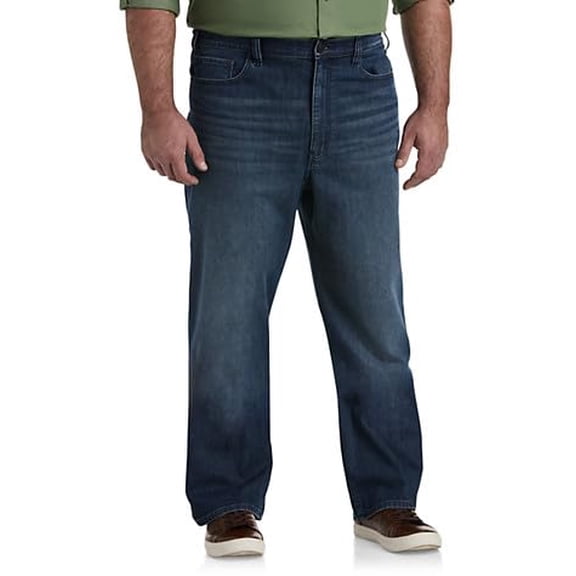 Loose-Fit Stretch Dark Wash Jeans Dark Wash Eco 46 x 30