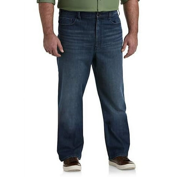 Loose-Fit Stretch Dark Wash Jeans Dark Wash Eco 50 x 30