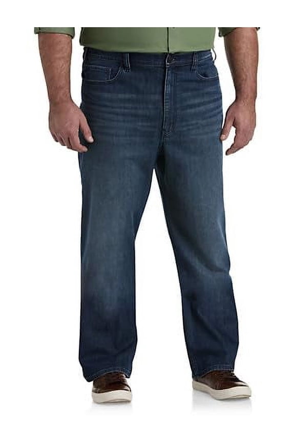 Loose-Fit Stretch Dark Wash Jeans Dark Wash Eco 52 x 30
