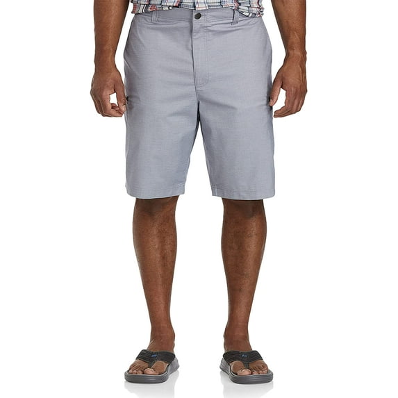 True Nation by DXL Men's Big and Tall Men's Big & Tall Everyday Flex Cargo Shorts, Ocean Fog Flex, 42 Waist