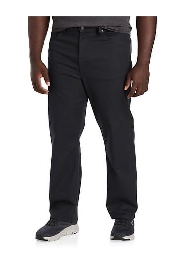 by DXL Men's Big and Tall Black Loose-Fit Stretch Jeans Black 46 x 30