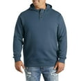 thumbnail image 1 of True Nation by DXL Men's Big and Tall Soft-Wash Henley Hoodie Midnight Navy 5XL, 1 of 5