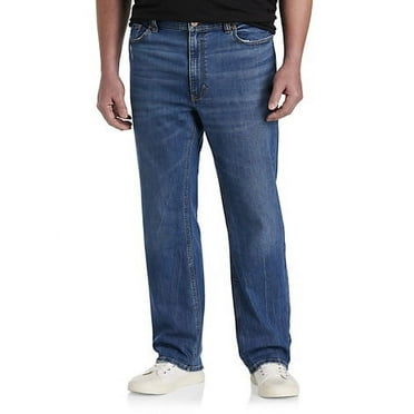 True Nation by DXL Men's Big and Tall Damaged Blue Tapered-Fit ...