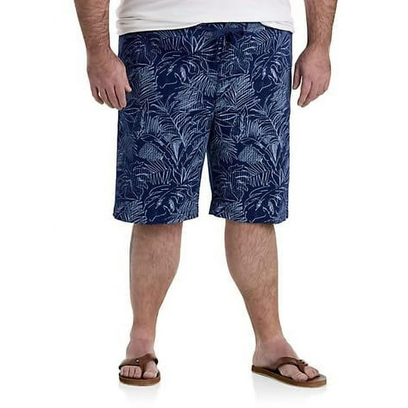 Stretch Tropical Drawstring Shorts Tropical Palms 48