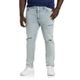 thumbnail image 1 of Tapered-Fit Destructed Jeans Ultra Lightwash 46 x 30, 1 of 6