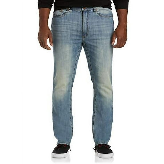 Washed Away Tapered-Fit Stretch Jeans Washed Away Lt Eco 52 x 28