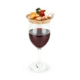 thumbnail image 1 of True Natural Bamboo Appetizer Wine Glass Toppers for Dinner, Party Set of 4, 1 of 5
