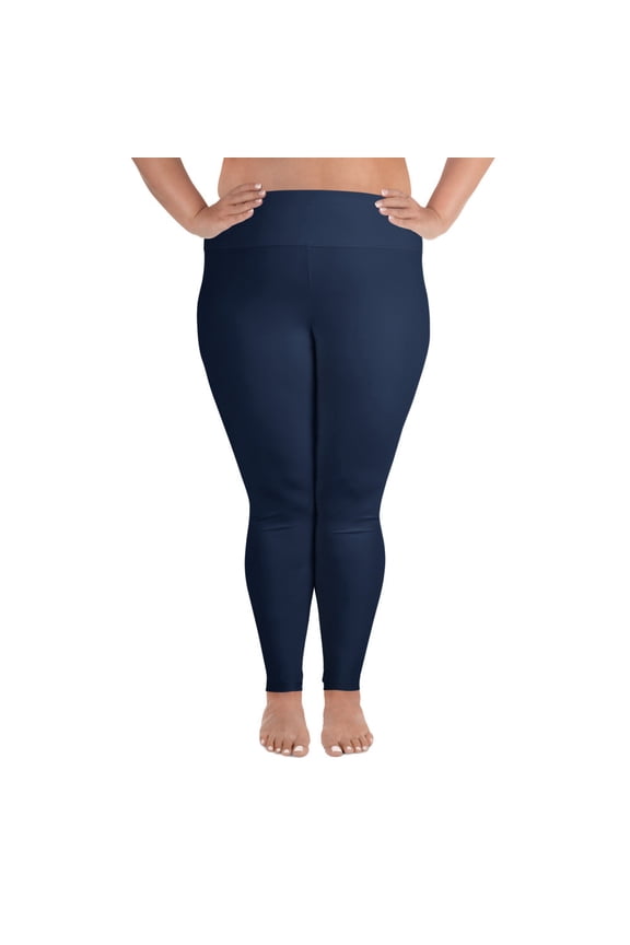 True Navy, Navy Plus Size Leggings, Navy Leggings for Plus Size, Big Size Navy Leggings, Navy Leggings for Big Women