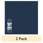 (2 pack) True Navy, Rust-Oleum American Accents 2X Ultra Cover Ultra Matte Spray Paint, 12 oz