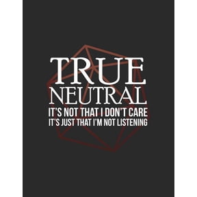 True Neutral: RPG Alignment Themed Mapping and Notes Note Paperback 1726635791 9781726635790 Cutiepie Mapping