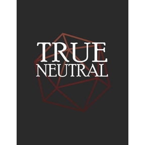 True Neutral : RPG Themed Mapping and Notes Book (Paperback)